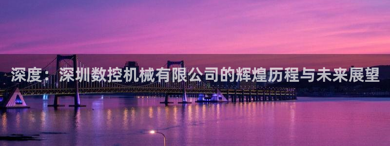 天辰娱乐传媒:深度:深圳数控机械有限公司的辉煌历程与未来展望